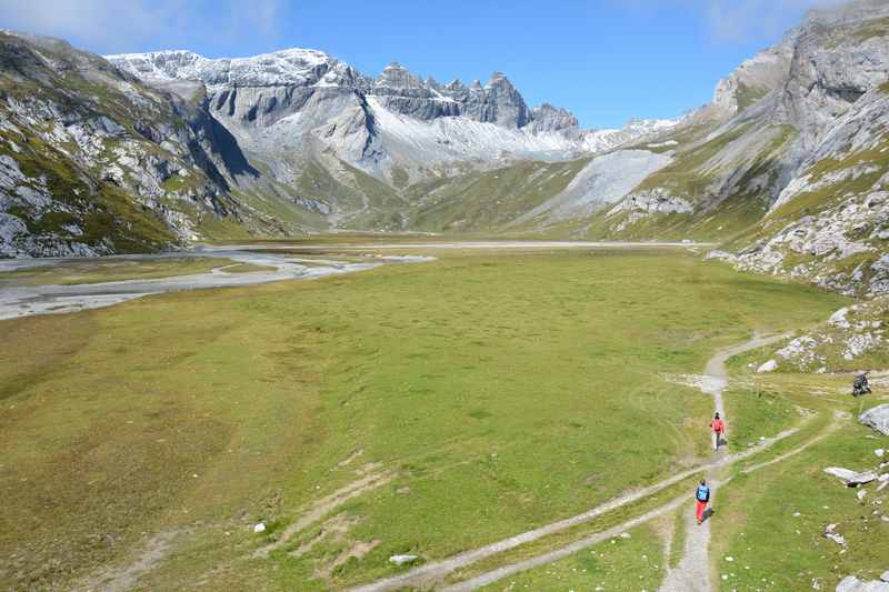 Wandern am herrlichen Segnesboden